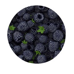 Blackberry Fruit, Fruit Mini Round Pill Box