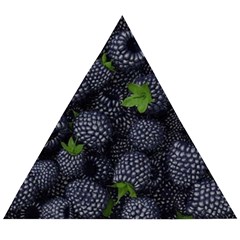 Blackberry Fruit, Fruit Wooden Puzzle Triangle