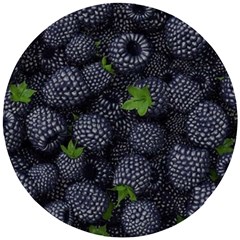 Blackberry Fruit, Fruit Wooden Puzzle Round