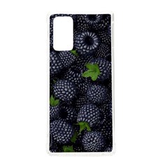 Blackberry Fruit, Fruit Samsung Galaxy Note 20 Tpu Uv Case by kyorashop23