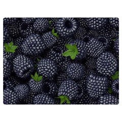 Blackberry Fruit, Fruit Premium Plush Fleece Blanket (extra Small) by kyorashop23