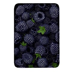 Blackberry Fruit, Fruit Rectangular Glass Fridge Magnet (4 Pack) by kyorashop23