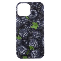 Blackberry Fruit, Fruit Iphone 15 Black Uv Print Pc Hardshell Case by kyorashop23