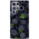 Blackberry Fruit, Fruit Samsung Galaxy S24 Ultra 6.9 Inch Black TPU UV Case Front