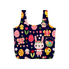 Bunny - Easter Pattern Full Print Recycle Bag (S)