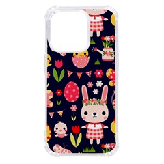 Bunny - Easter Pattern iPhone 14 Pro TPU UV Print Case