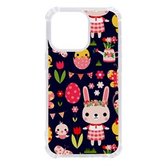 Bunny - Easter Pattern iPhone 13 Pro TPU UV Print Case