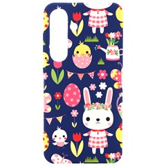 Bunny - Easter Pattern Samsung Galaxy S24 6.2 Inch Black TPU UV Case