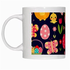 Bunny - Easter Pattern White Mug