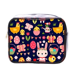 Bunny - Easter Pattern Mini Toiletries Bag (one Side) by kyorashop23