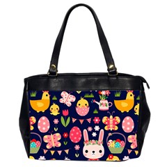 Bunny - Easter Pattern Oversize Office Handbag (2 Sides)