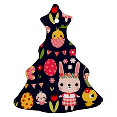 Bunny - Easter Pattern Ornament (christmas Tree) 