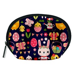 Bunny - Easter Pattern Accessory Pouch (medium)