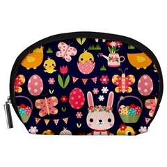 Bunny - Easter Pattern Accessory Pouch (large)