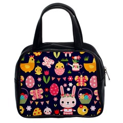 Bunny - Easter Pattern Classic Handbag (two Sides)