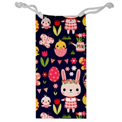 Bunny - Easter Pattern Jewelry Bag