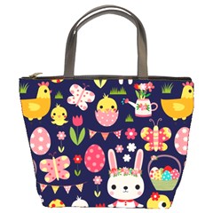 Bunny - Easter Pattern Bucket Bag