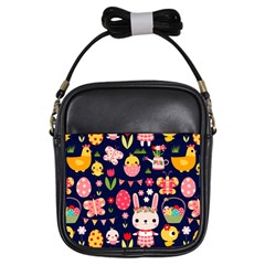 Bunny - Easter Pattern Girls Sling Bag