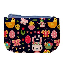 Bunny - Easter Pattern Large Coin Purse