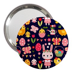 Bunny - Easter Pattern 3  Handbag Mirrors