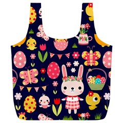 Bunny - Easter Pattern Full Print Recycle Bag (xl) by kyorashop23