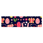 Bunny - Easter Pattern Oblong Satin Scarf (16  x 60 ) Front