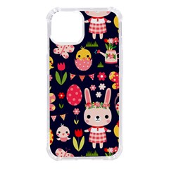 Bunny - Easter Pattern Iphone 14 Tpu Uv Print Case