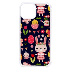 Bunny - Easter Pattern Iphone 13 Mini Tpu Uv Print Case by kyorashop23