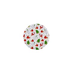 Christmas Pattern, Pattern, Christmas 1  Mini Buttons