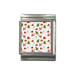 Christmas Pattern, Pattern, Christmas Italian Charm (13mm)