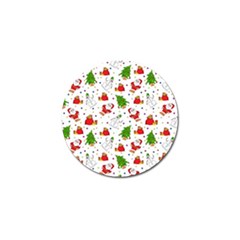 Christmas Pattern, Pattern, Christmas Golf Ball Marker