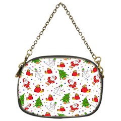 Christmas Pattern, Pattern, Christmas Chain Purse (two Sides)