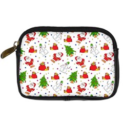 Christmas Pattern, Pattern, Christmas Digital Camera Leather Case