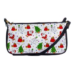 Christmas Pattern, Pattern, Christmas Shoulder Clutch Bag