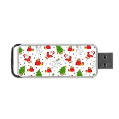 Christmas Pattern, Pattern, Christmas Portable Usb Flash (one Side)