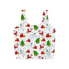 Christmas Pattern, Pattern, Christmas Full Print Recycle Bag (s)