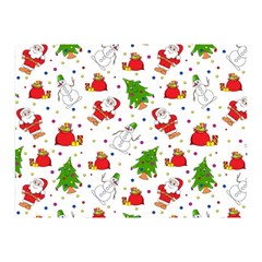 Christmas Pattern, Pattern, Christmas Two Sides Premium Plush Fleece Blanket (mini)