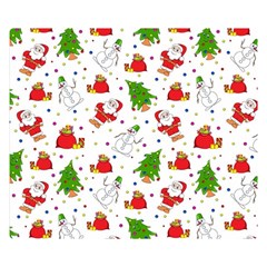 Christmas Pattern, Pattern, Christmas Two Sides Premium Plush Fleece Blanket (kids Size)