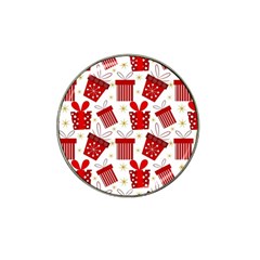 Christmas Texture, Pattern, Red, Craciun, Christmas, Bow, Gift Hat Clip Ball Marker