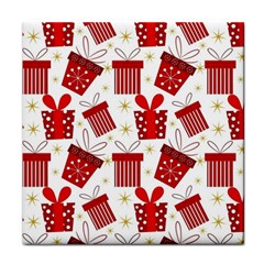 Christmas Texture, Pattern, Red, Craciun, Christmas, Bow, Gift Face Towel