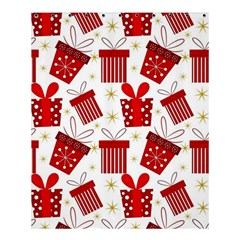 Christmas Texture, Pattern, Red, Craciun, Christmas, Bow, Gift Shower Curtain 60  X 72  (medium) 