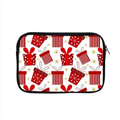 Christmas Texture, Pattern, Red, Craciun, Christmas, Bow, Gift Apple Macbook Pro 15  Zipper Case