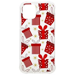 Christmas Texture, Pattern, Red, Craciun, Christmas, Bow, Gift Iphone 12/12 Pro Tpu Uv Print Case by kyorashop23