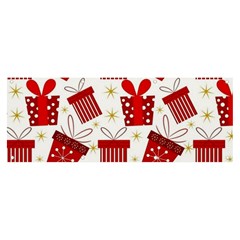 Christmas Texture, Pattern, Red, Craciun, Christmas, Bow, Gift Banner And Sign 8  X 3 