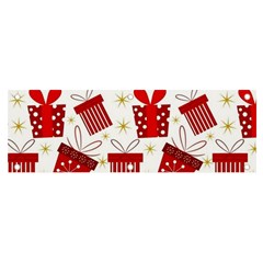 Christmas Texture, Pattern, Red, Craciun, Christmas, Bow, Gift Banner And Sign 6  X 2 