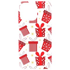 Christmas Texture, Pattern, Red, Craciun, Christmas, Bow, Gift Iphone 15 Pro Max Black Uv Print Pc Hardshell Case by kyorashop23