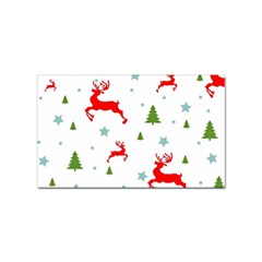 Christmas Texture, Pattern, Red, Craciun, Christmas, Snowflake, Sticker Rectangular (10 Pack)