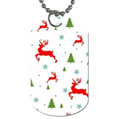 Christmas Texture, Pattern, Red, Craciun, Christmas, Snowflake, Dog Tag (two Sides)