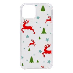 Christmas Texture, Pattern, Red, Craciun, Christmas, Snowflake, Iphone 14 Tpu Uv Print Case by kyorashop23