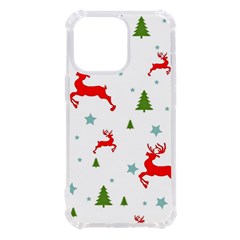 Christmas Texture, Pattern, Red, Craciun, Christmas, Snowflake, Iphone 13 Pro Tpu Uv Print Case by kyorashop23